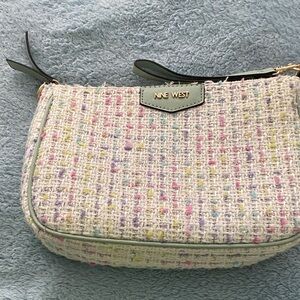 Nine West Pastel Tweed Clutch